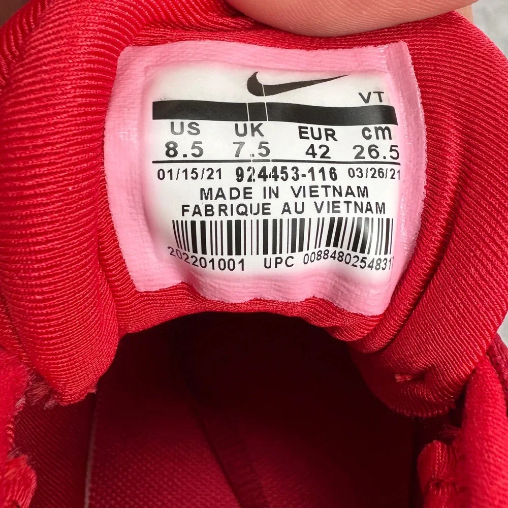 Nike Air VaporMax Plus Men 8.5 Red Blue White USA Firecracker Running 924453-601
